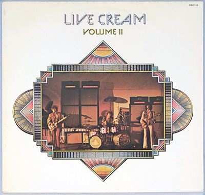 CREAM - Live Cream Volume II (1972, Germany, Polydor Records)  album front cover vinyl record